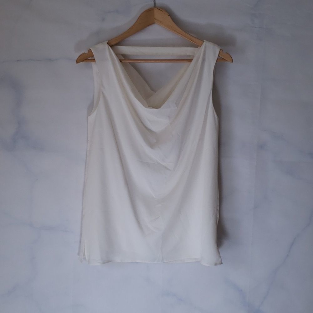 NWT - Jacques Vert Cream Coloured Sleeveless Top
